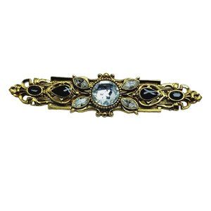 Vintage 80s Bar Pin Brooch (A882)